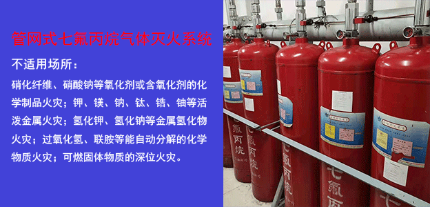 安裝管網式七氟丙烷滅火