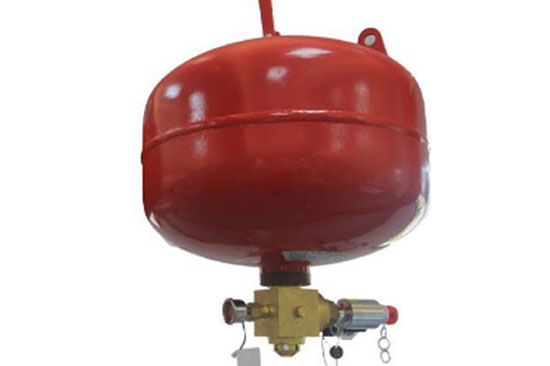 磐龍懸掛式七氟丙烷（電磁型）藥劑容量有10、20、30、40、50、60升