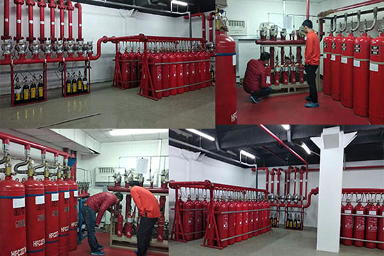 安裝氣體滅火系統