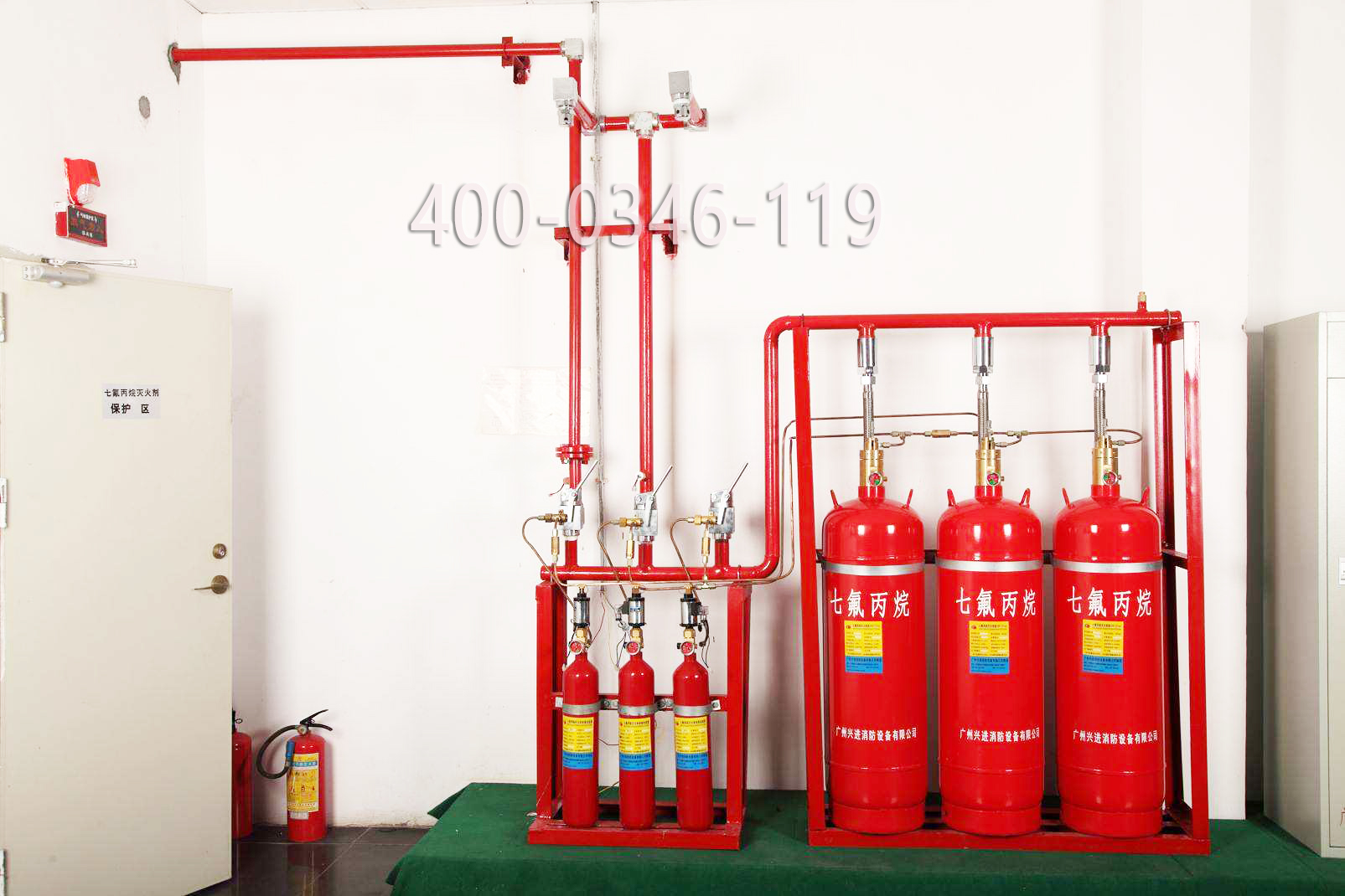 消防有管網氣體滅火系統怎么安裝